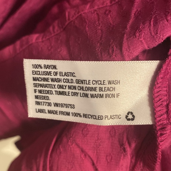 Brand New Knox Rose Purple Long Sleeve Top…size L - Picture 5 of 6